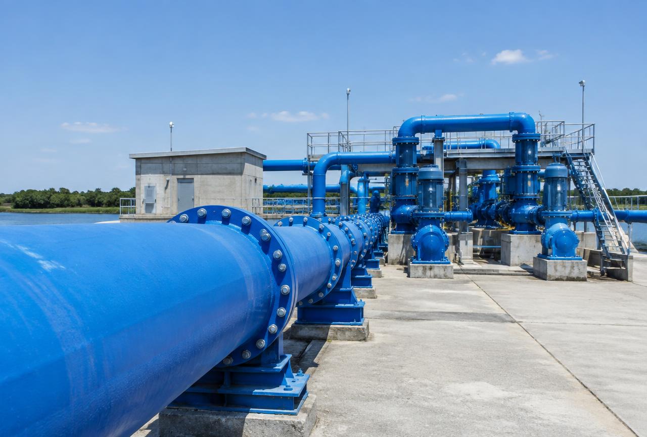 Infraestructura hidráulica — Fotografía ilustrativa de infraestructura del sector, no del proyecto